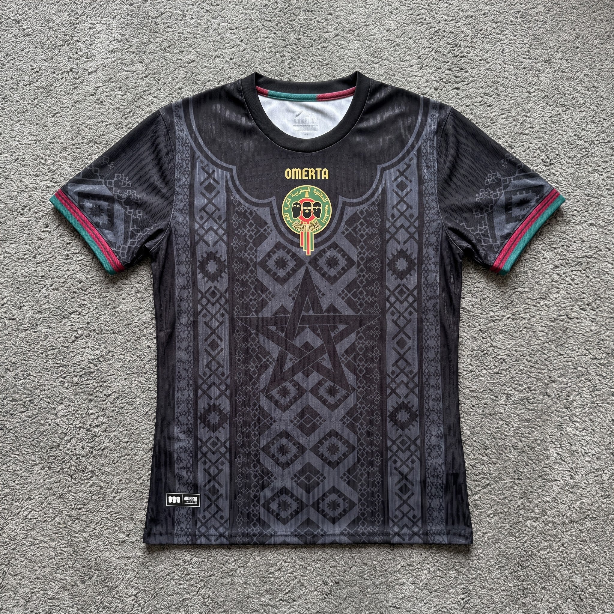 Omerta 47 Player Version Jersey 2026 Black x Morocco