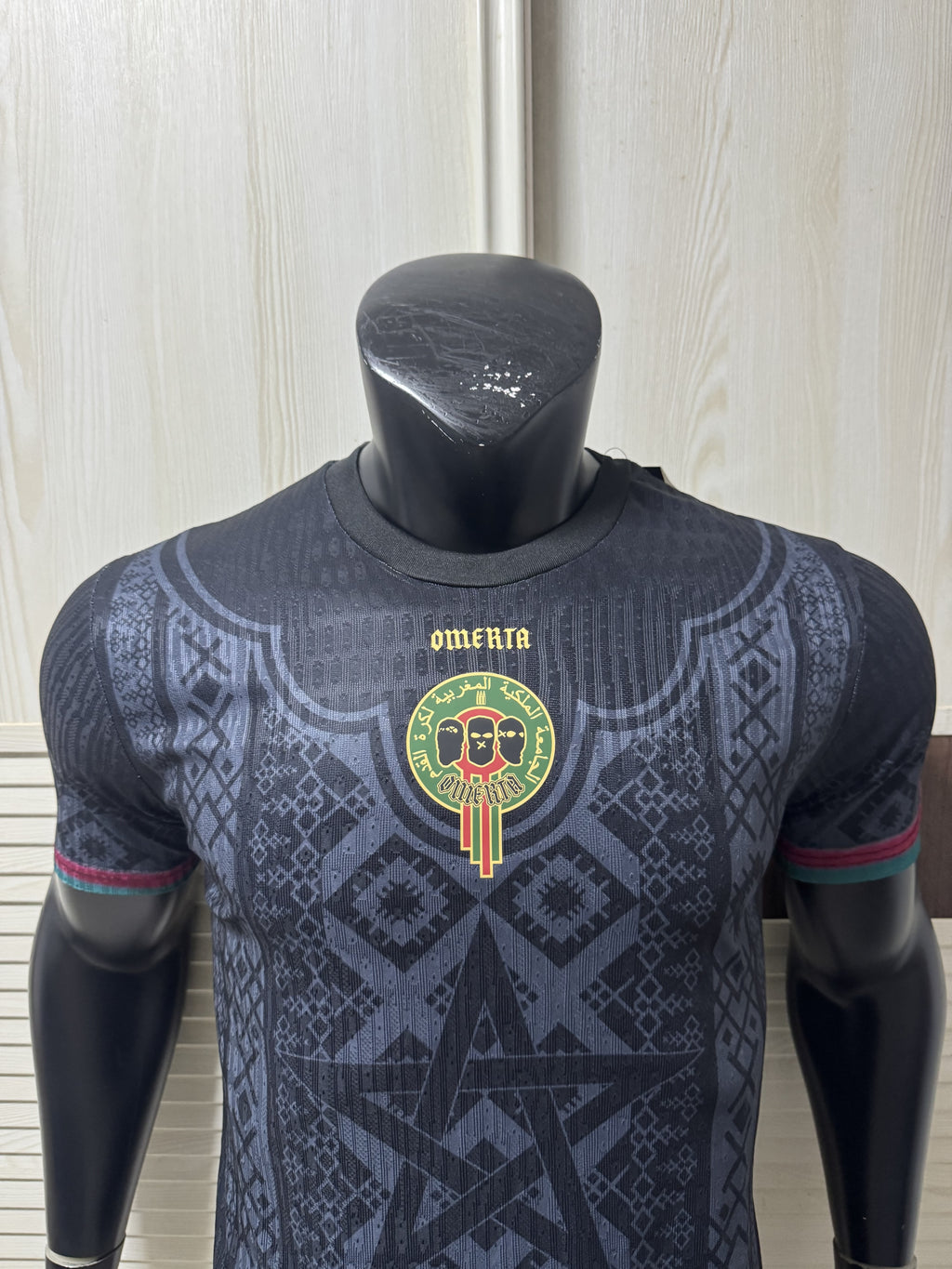 Omerta 47 Player Version Jersey 2026 Black x Morocco