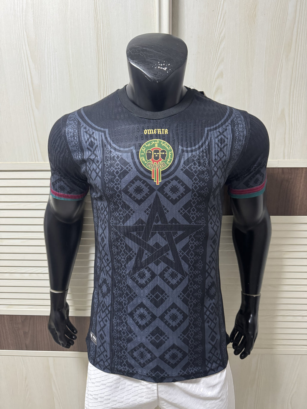 Omerta 47 Player Version Jersey 2026 Black x Morocco