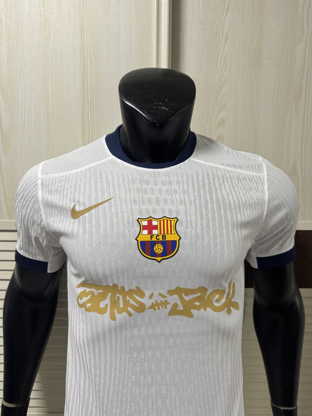 Barcelona X Travis Scott 2425 white Home Jersey - Player Version
