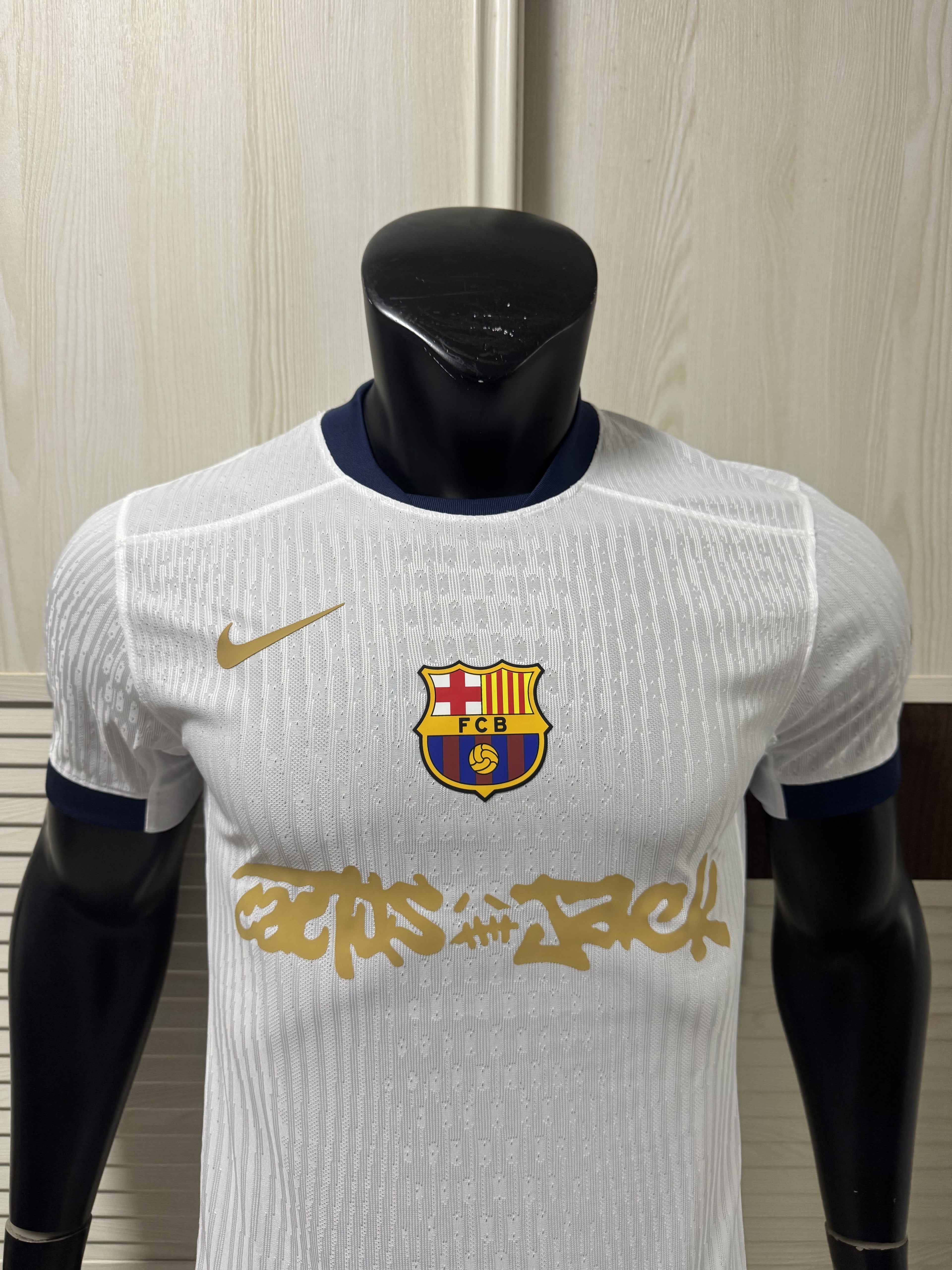 Barcelona X Travis Scott 2425 white Home Jersey - Player Version