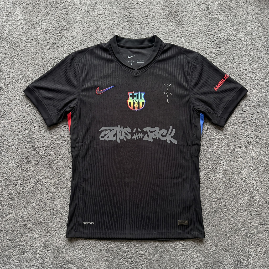 2425 Barcelona Away (Travis Scott Special Edition Jersey - Cactus Jack - Black sponsors)