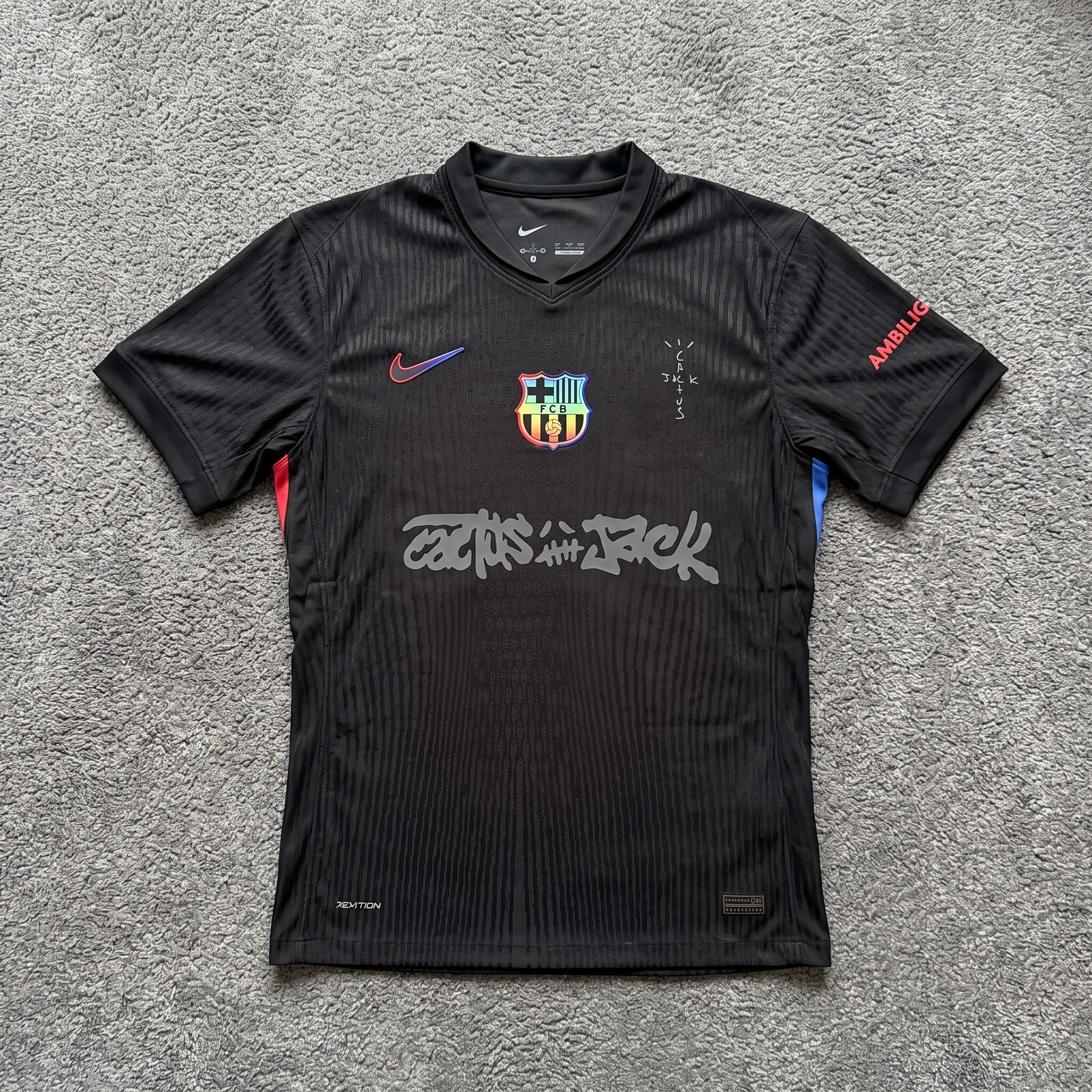 2425 Barcelona Away (Travis Scott Special Edition Jersey - Cactus Jack - Black sponsors)