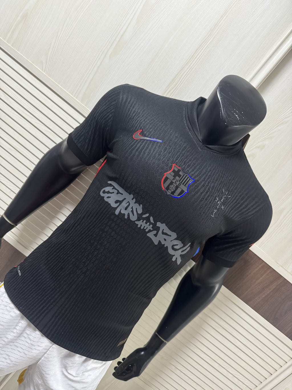 2425 Barcelona Away (Travis Scott Special Edition Jersey - Cactus Jack - Black sponsors)