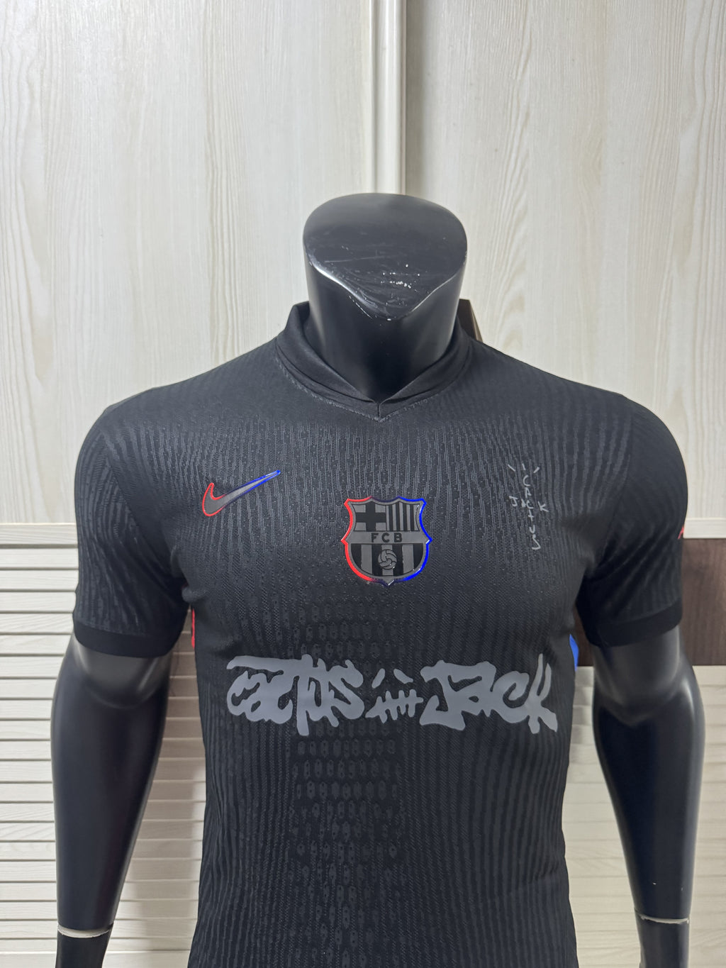 2425 Barcelona Away (Travis Scott Special Edition Jersey - Cactus Jack - Black sponsors)