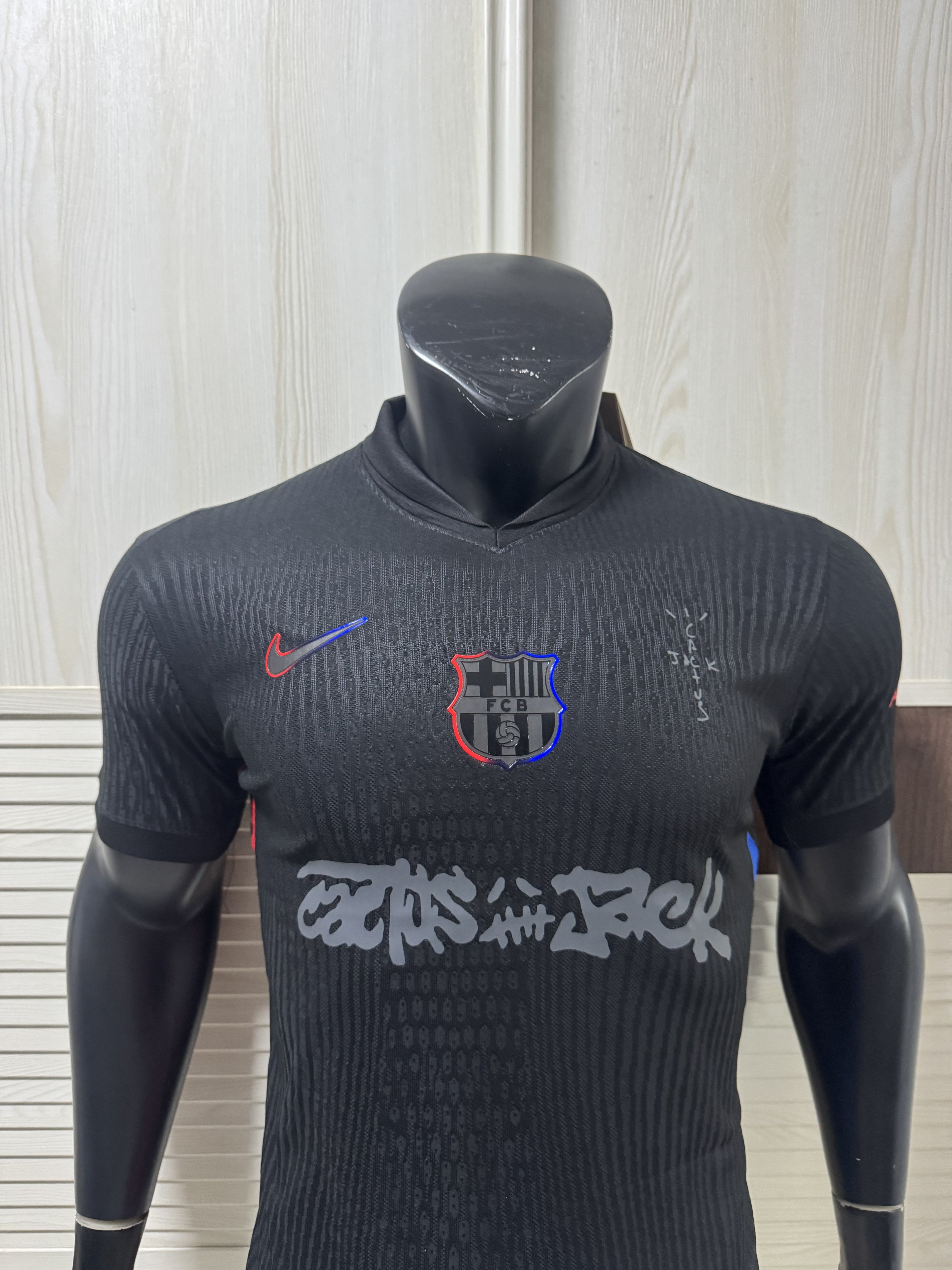 2425 Barcelona Away (Travis Scott Special Edition Jersey - Cactus Jack - Black sponsors)