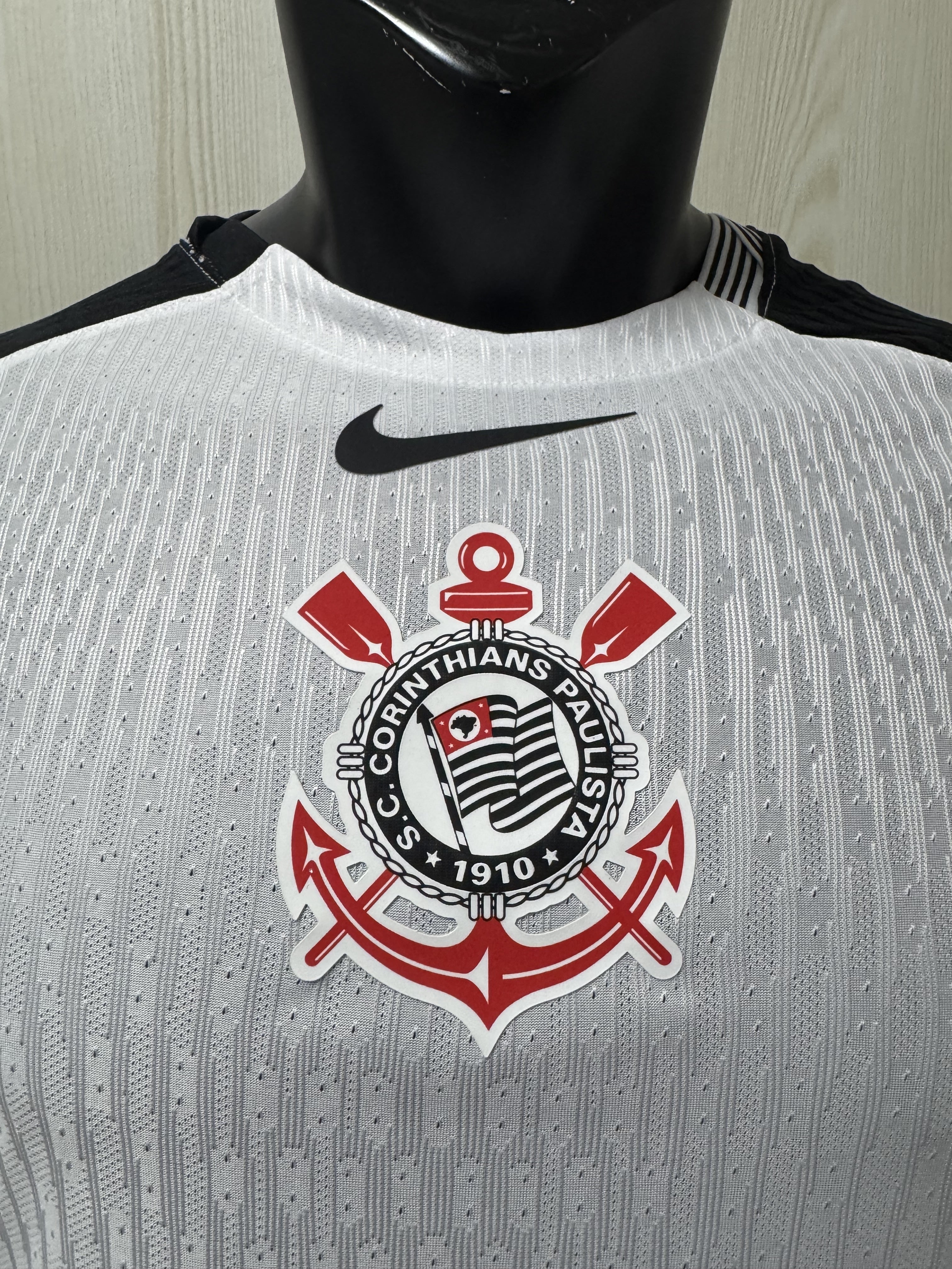 2025-26 Corinthians Away Black Player Version Jersey