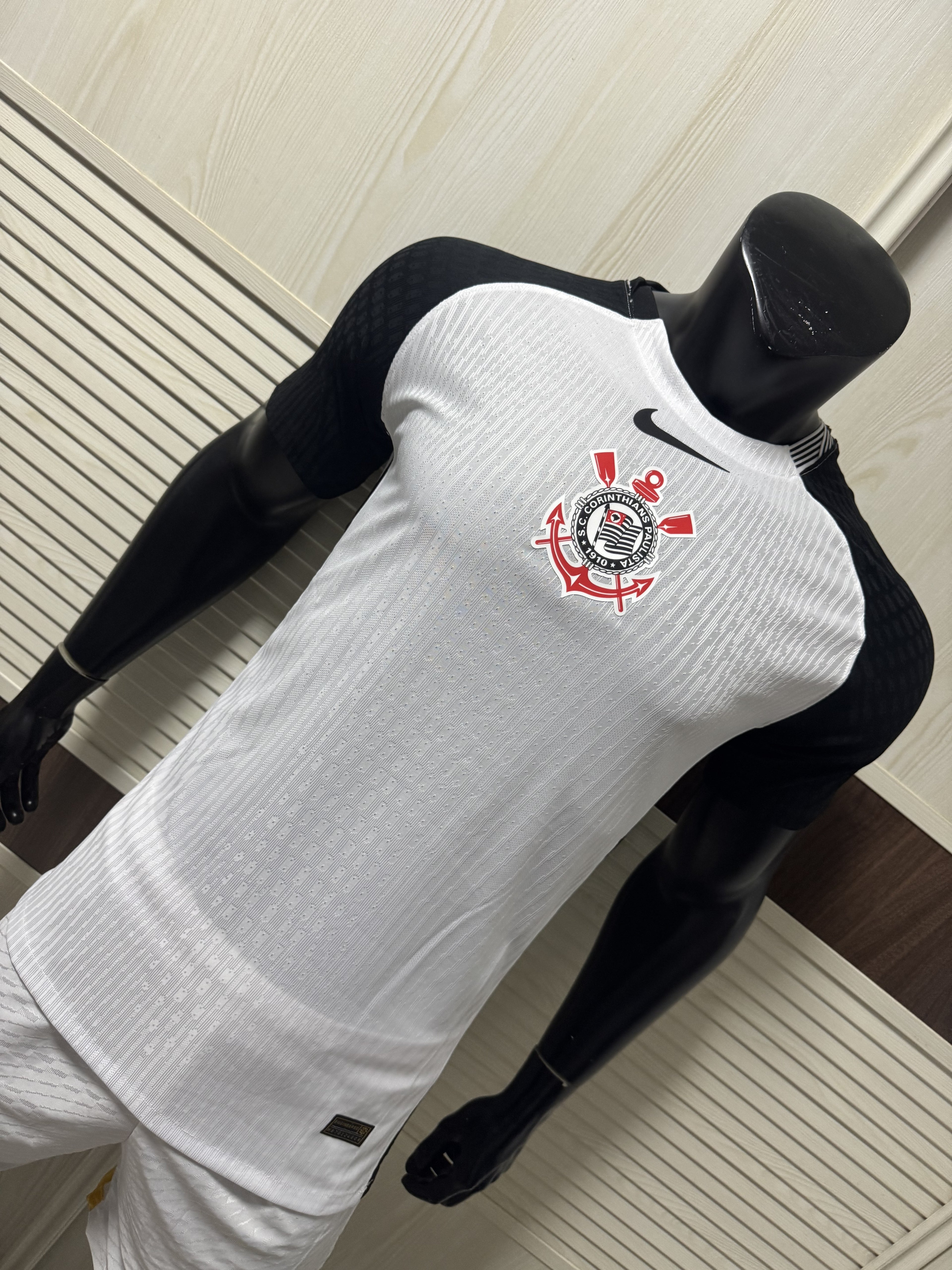 2025-26 Corinthians Away Black Player Version Jersey