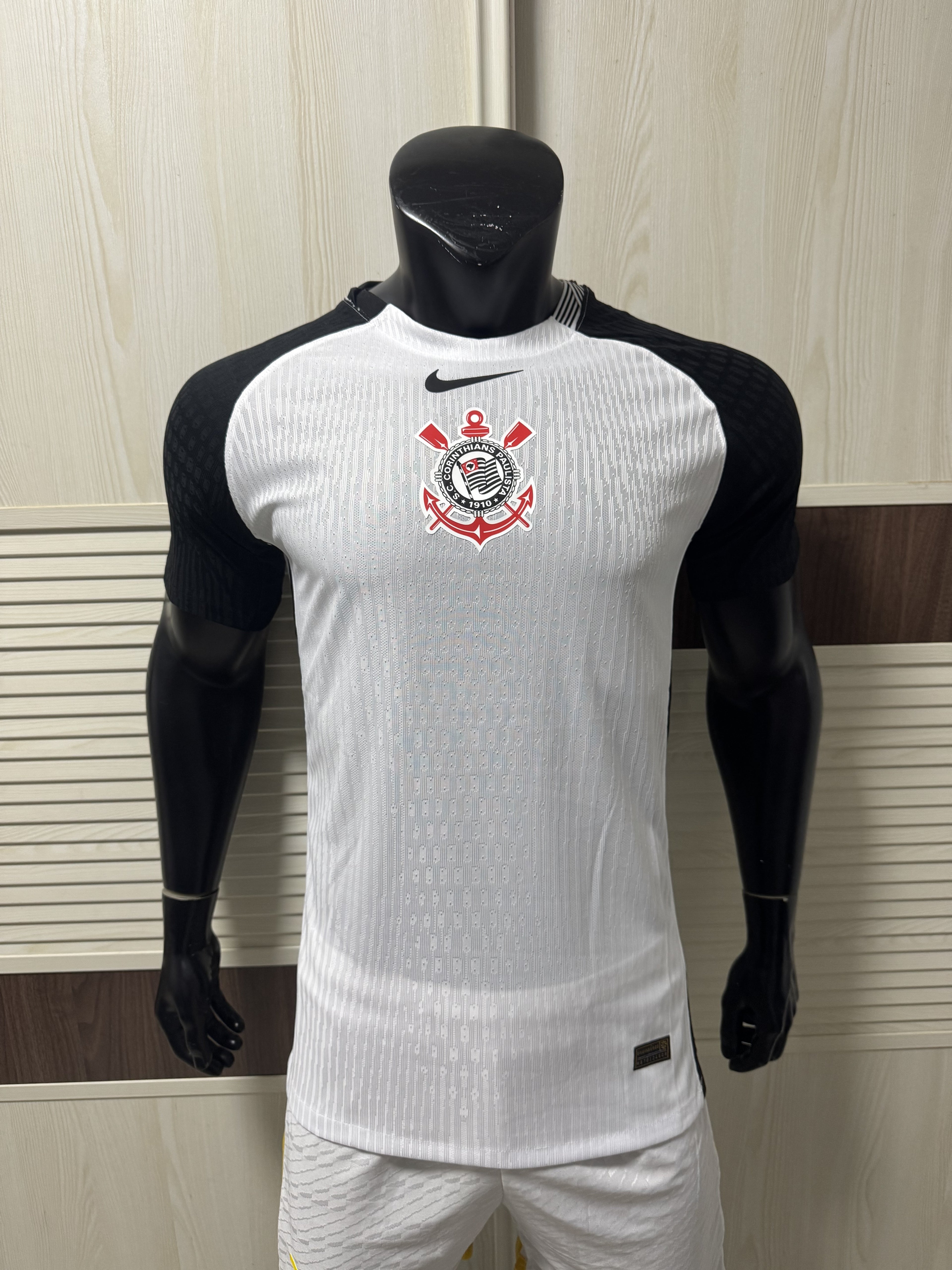 2025-26 Corinthians Away Black Player Version Jersey