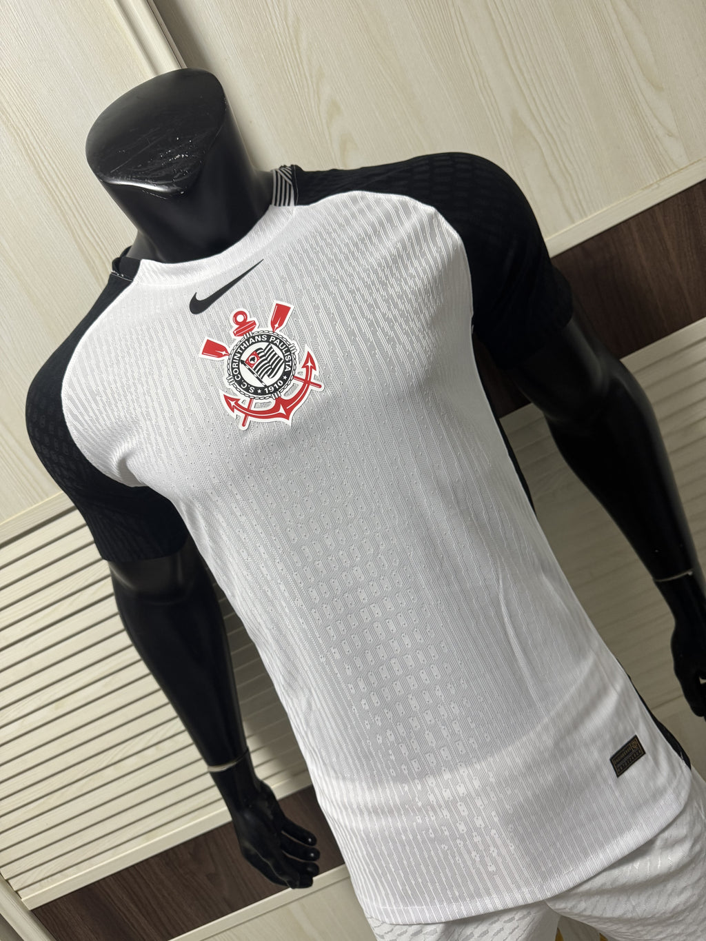 2025-26 Corinthians Away Black Player Version Jersey