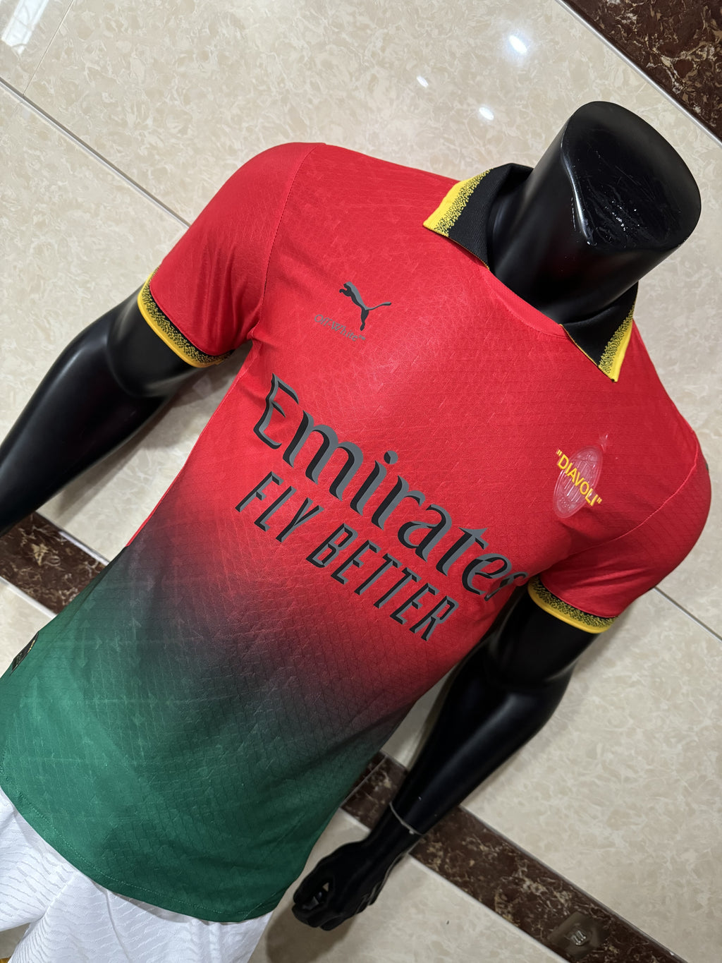 RED JERSEY PUMA X AC MILAN X OFF-WHITE™ 2024-25