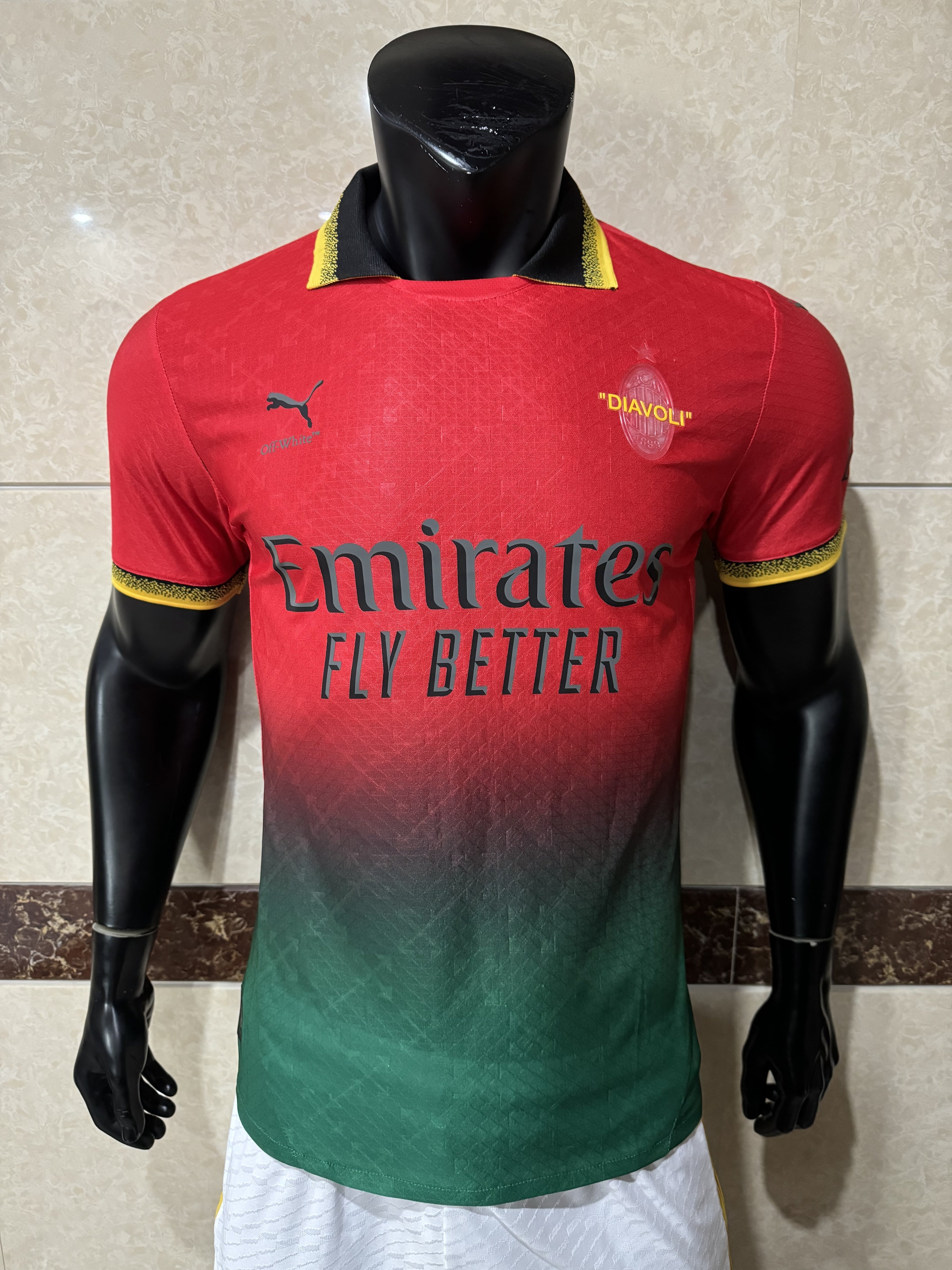RED JERSEY PUMA X AC MILAN X OFF-WHITE™ 2024-25