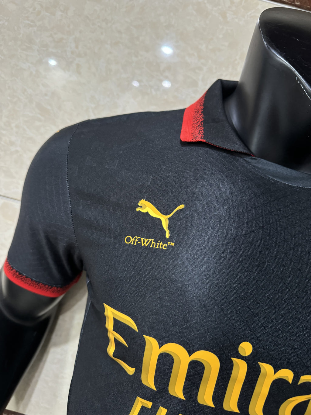 BLACK JERSEY PUMA X AC MILAN X OFF-WHITE™ 202425