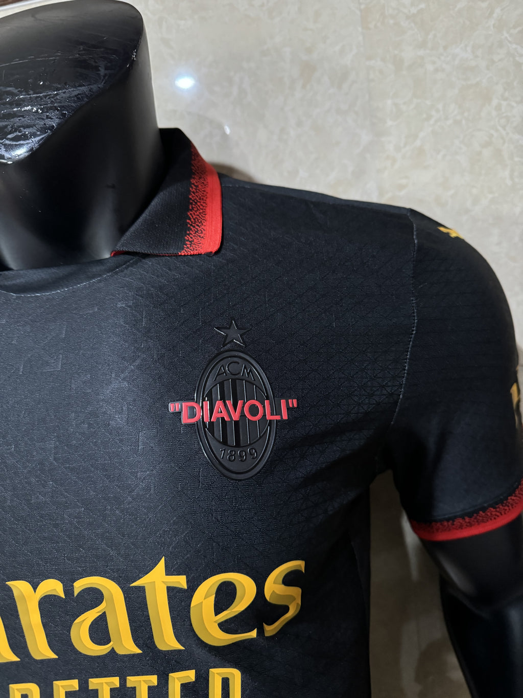 BLACK JERSEY PUMA X AC MILAN X OFF-WHITE™ 202425