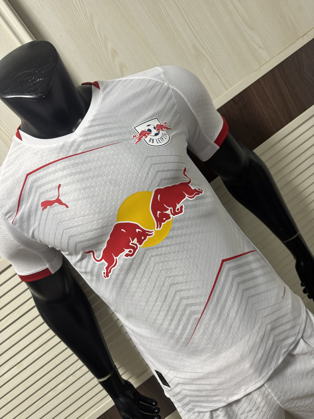 Puma 2025-26 RB Leipzig Stadium Home Soccer Jersey