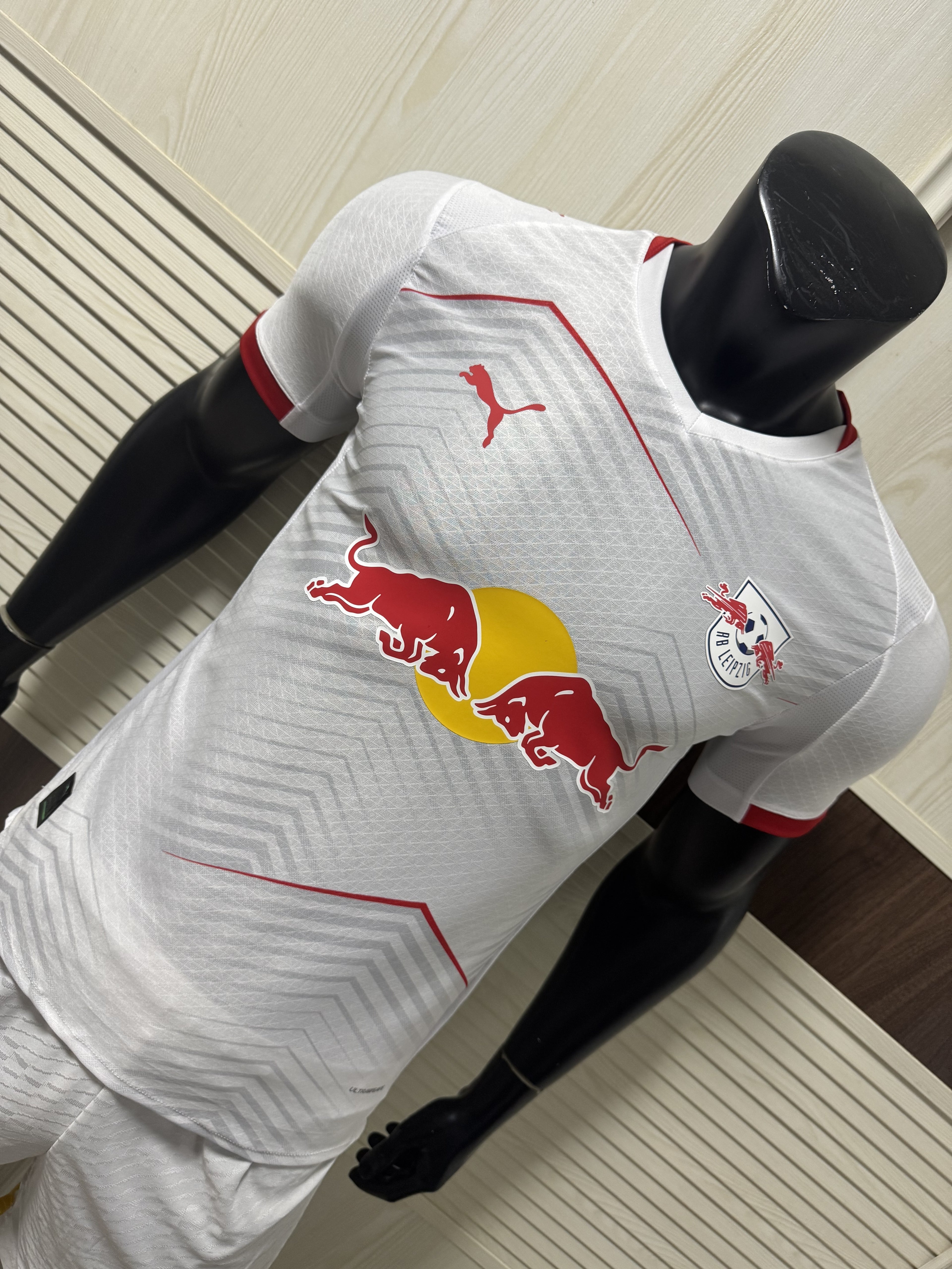 Puma 2025-26 RB Leipzig Stadium Home Soccer Jersey