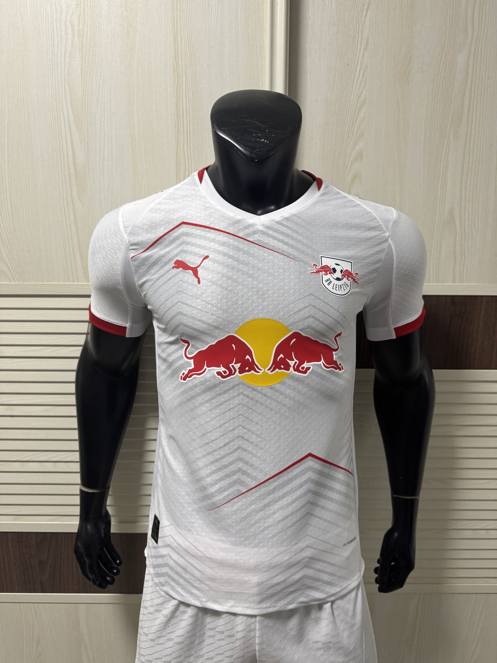Puma 2025-26 RB Leipzig Stadium Home Soccer Jersey