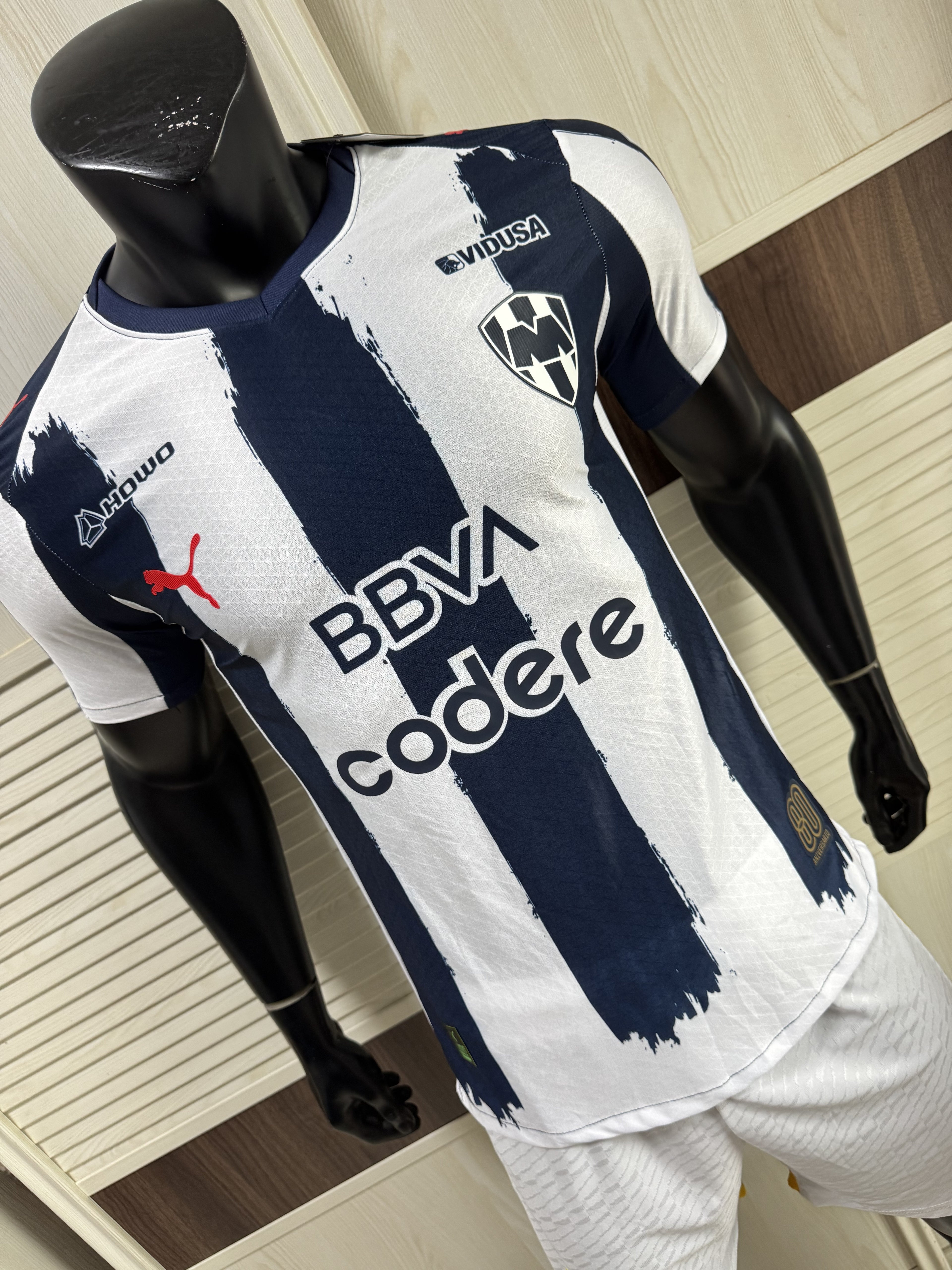 PUMA Monterrey Home Men's Soccer Jersey 2526 -Navy