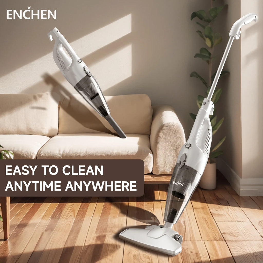 ENCHEN V1 Vacuum Cleaner 2-IN-1 Multifunctional Disassembly&Washable HEPA Filter 14Kpa Suction Power With 1.2L Dust Collector